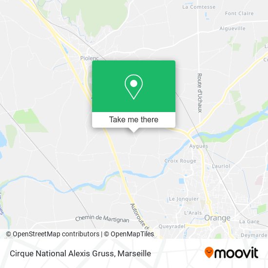 Cirque National Alexis Gruss map