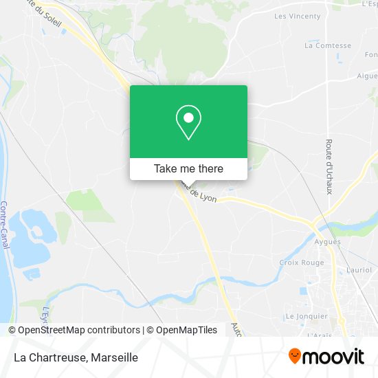 La Chartreuse map