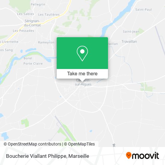 Boucherie Viallant Philippe map