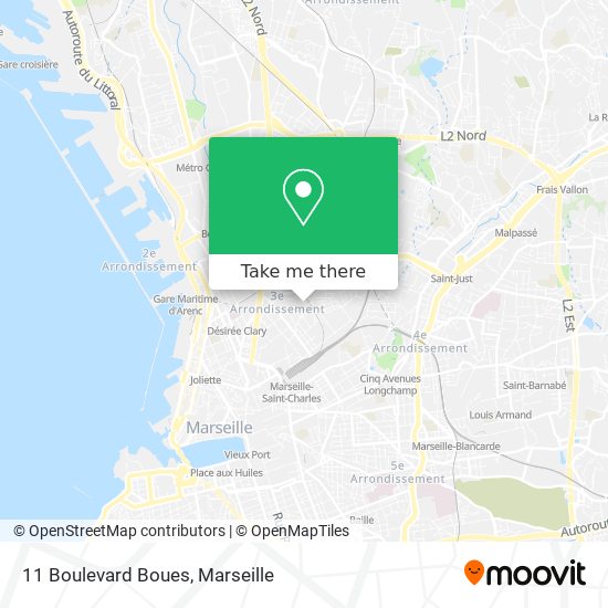 11 Boulevard Boues map