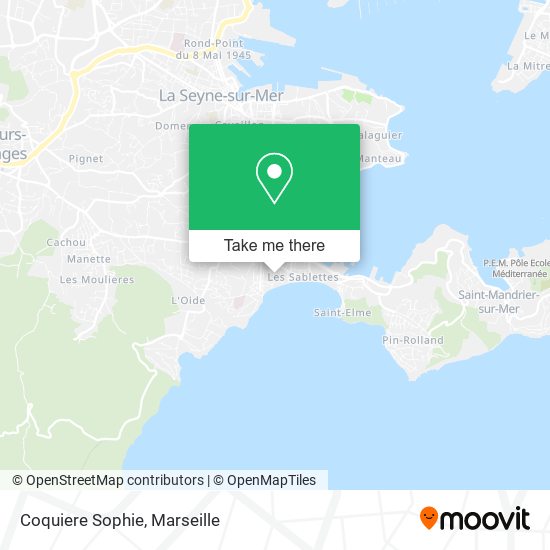 Coquiere Sophie map