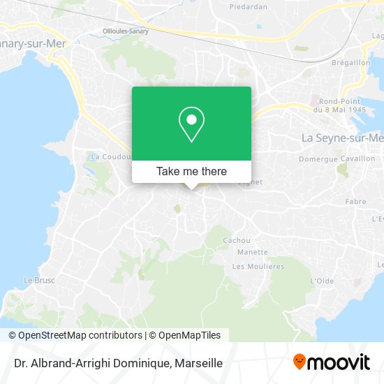 Dr. Albrand-Arrighi Dominique map