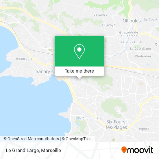 Le Grand Large map