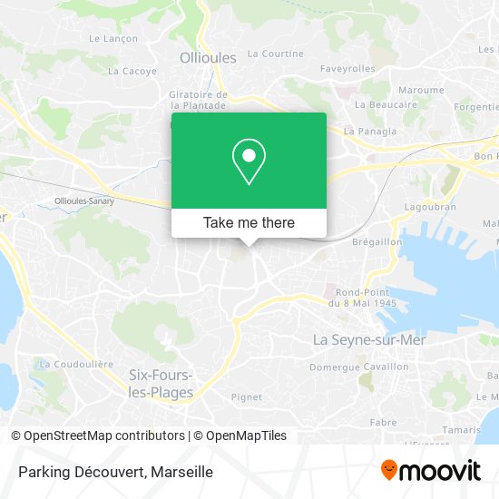 Parking Découvert map