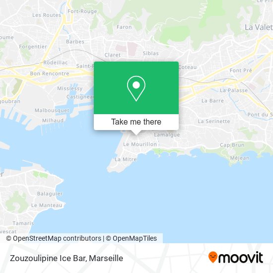 Zouzoulipine Ice Bar map