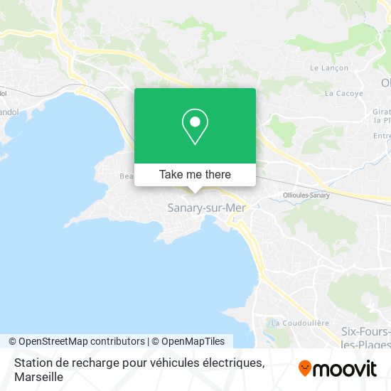 Station de recharge pour véhicules électriques map