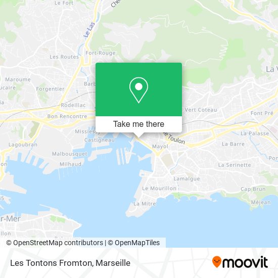 Les Tontons Fromton map