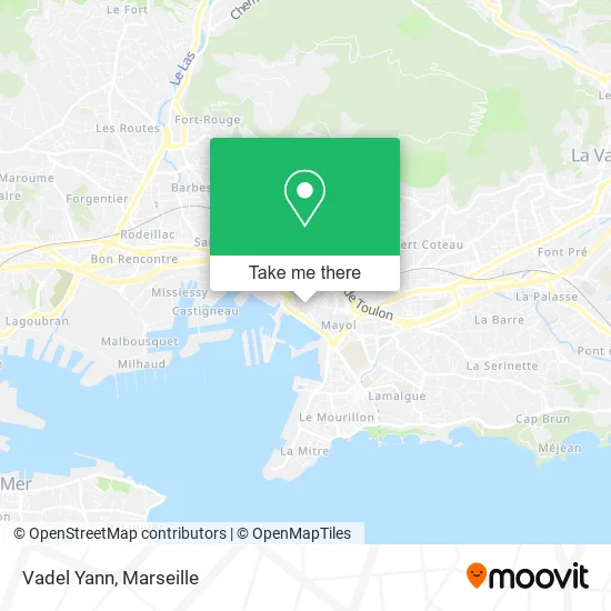 Vadel Yann map