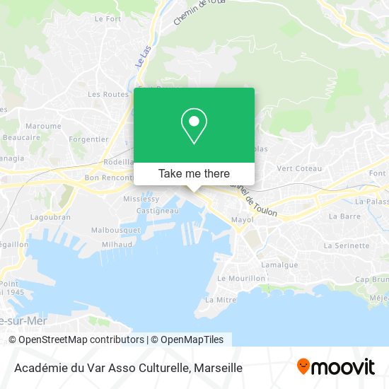 Académie du Var Asso Culturelle map