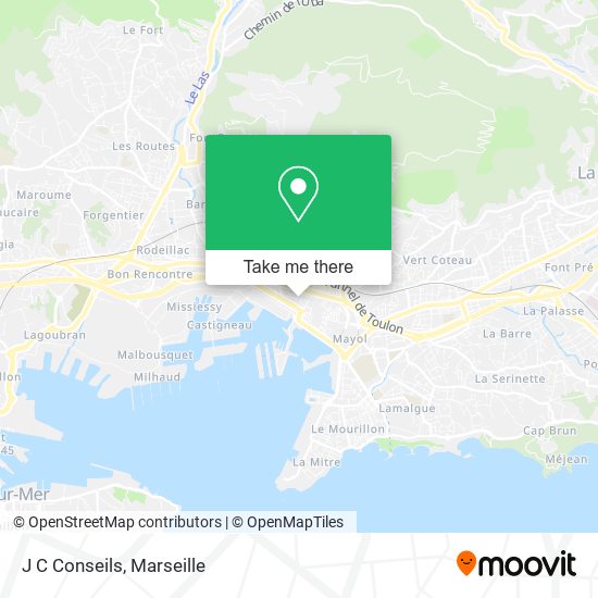 J C Conseils map