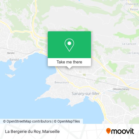 Mapa La Bergerie du Roy