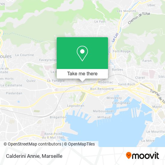 Calderini Annie map