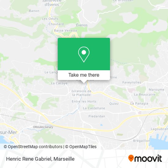Henric Rene Gabriel map