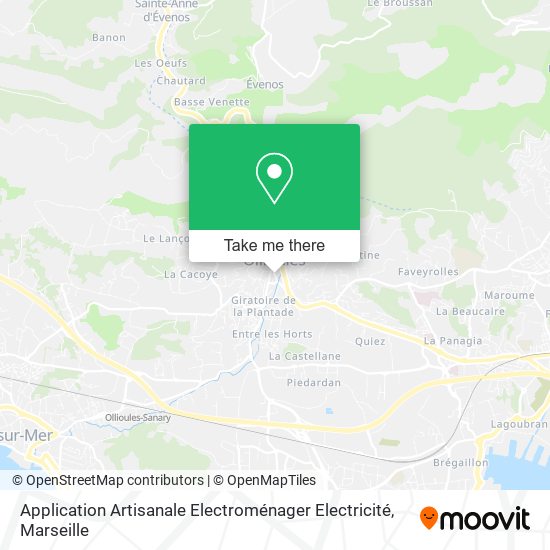 Application Artisanale Electroménager Electricité map