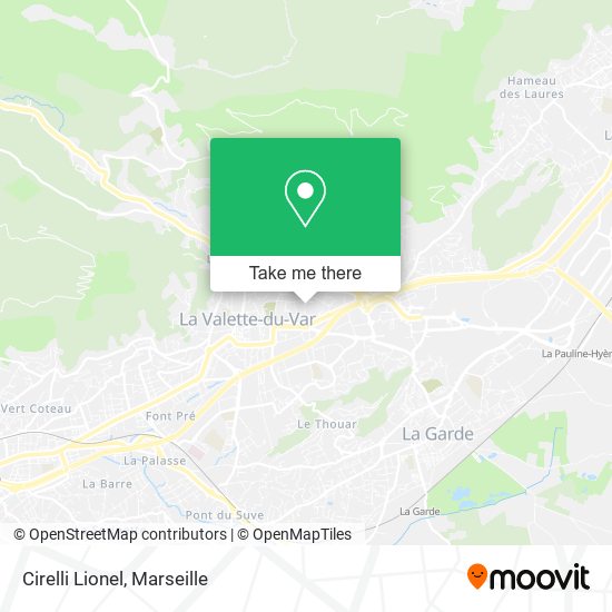 Cirelli Lionel map