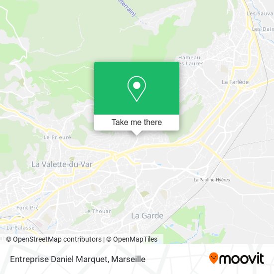 Entreprise Daniel Marquet map
