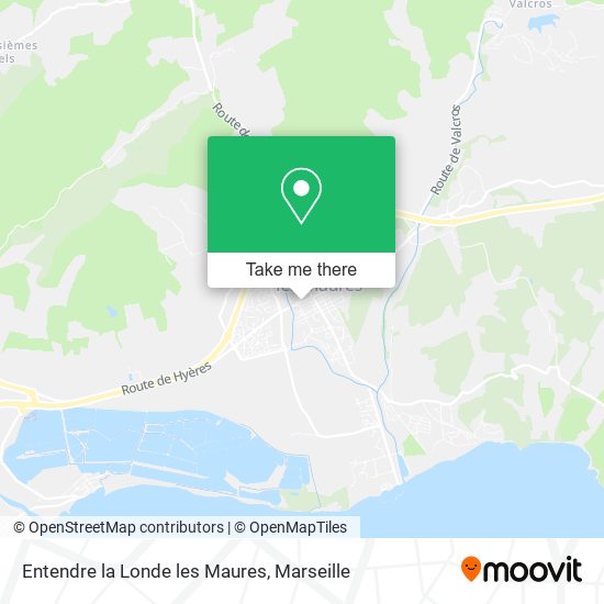 Entendre la Londe les Maures map