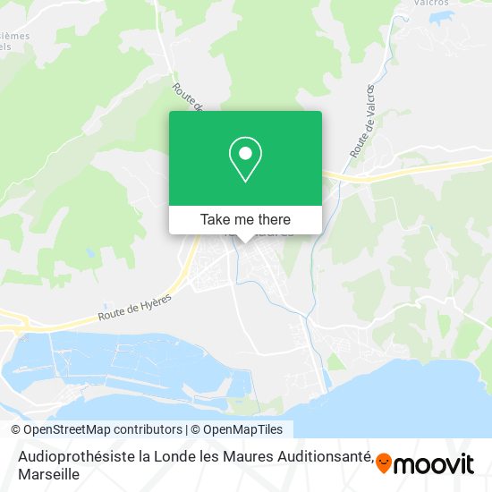 Audioprothésiste la Londe les Maures Auditionsanté map