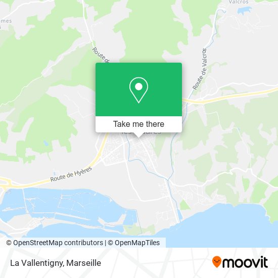 La Vallentigny map