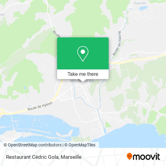 Restaurant Cédric Gola map