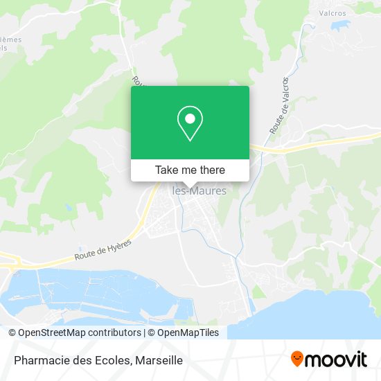 Mapa Pharmacie des Ecoles