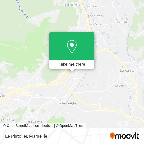 Le Pistolier map