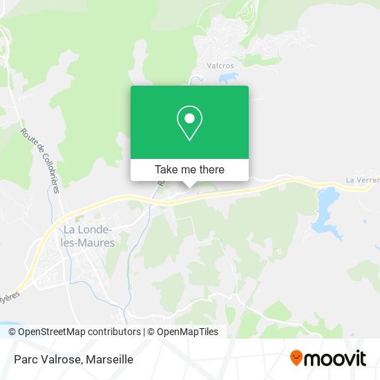 Parc Valrose map