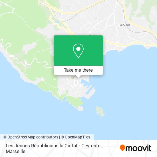 Mapa Les Jeunes Républicains la Ciotat - Ceyreste.