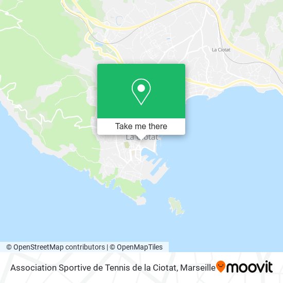 Association Sportive de Tennis de la Ciotat map