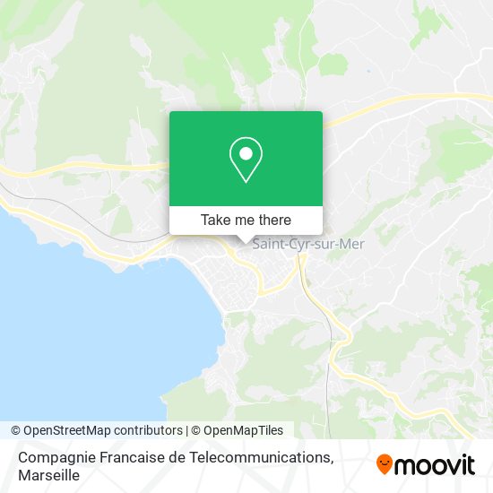 Mapa Compagnie Francaise de Telecommunications