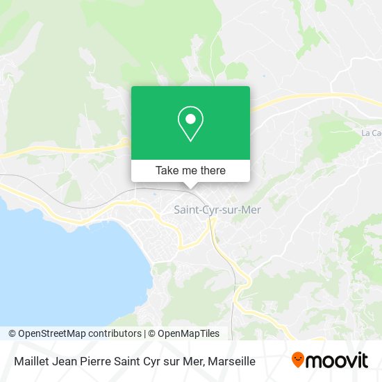 Maillet Jean Pierre Saint Cyr sur Mer map