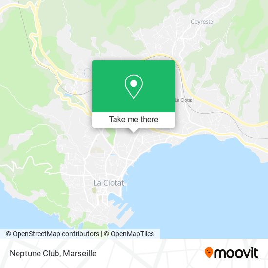 Neptune Club map