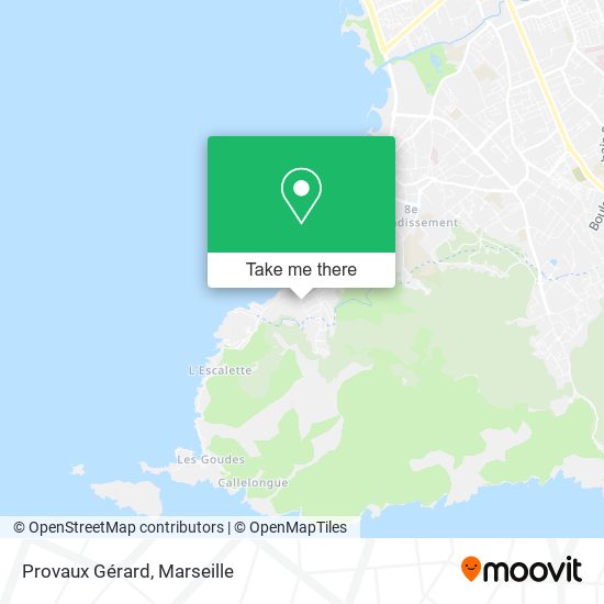 Provaux Gérard map
