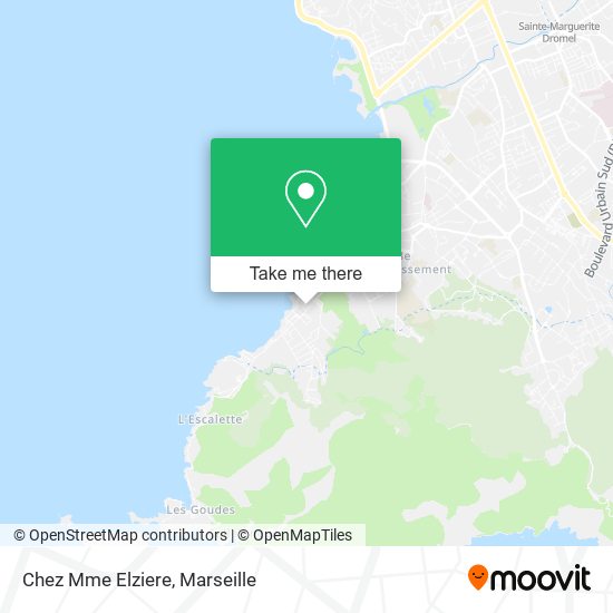 Mapa Chez Mme Elziere