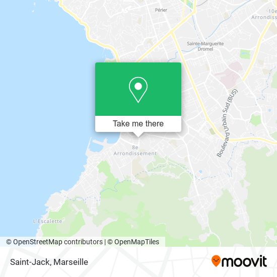 Mapa Saint-Jack