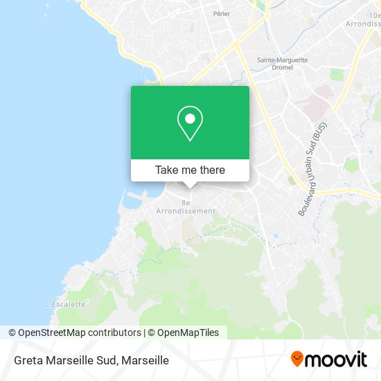 Greta Marseille Sud map