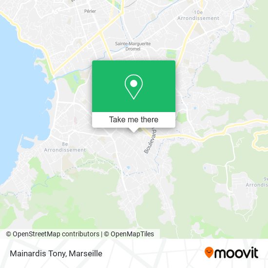 Mapa Mainardis Tony