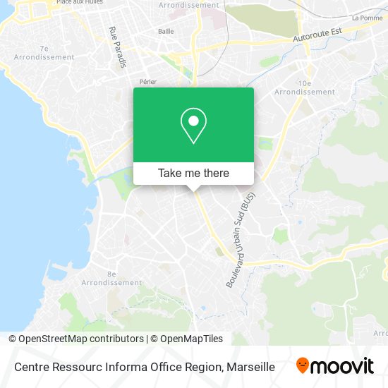 Mapa Centre Ressourc Informa Office Region