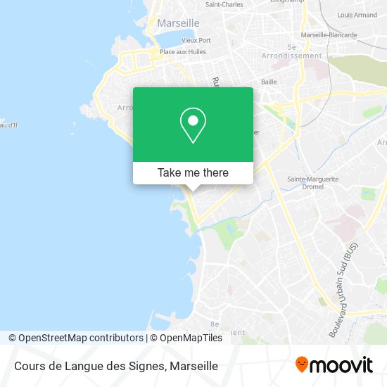 Cours de Langue des Signes map