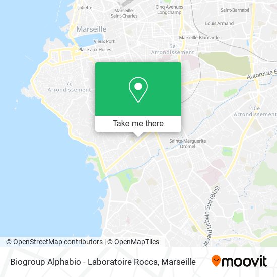 Biogroup Alphabio - Laboratoire Rocca map