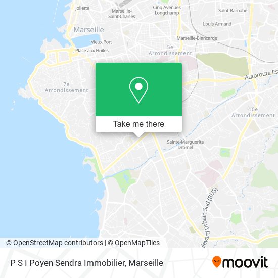 P S I Poyen Sendra Immobilier map