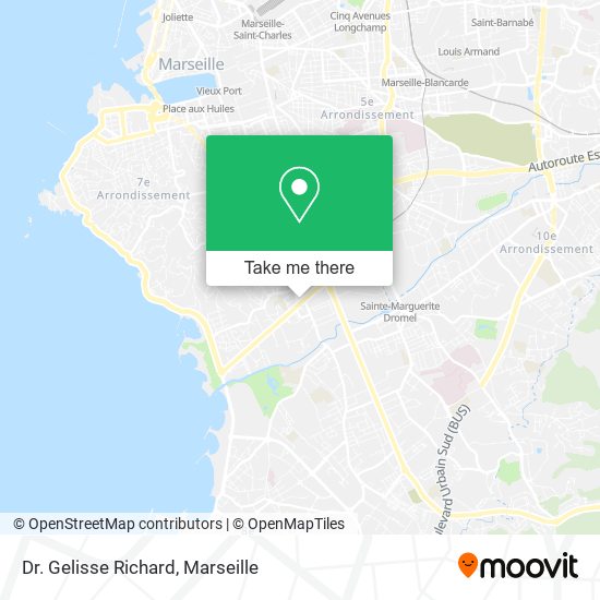 Mapa Dr. Gelisse Richard