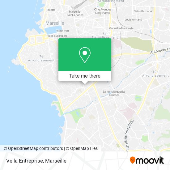 Vella Entreprise map