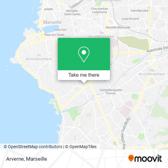 Mapa Arverne