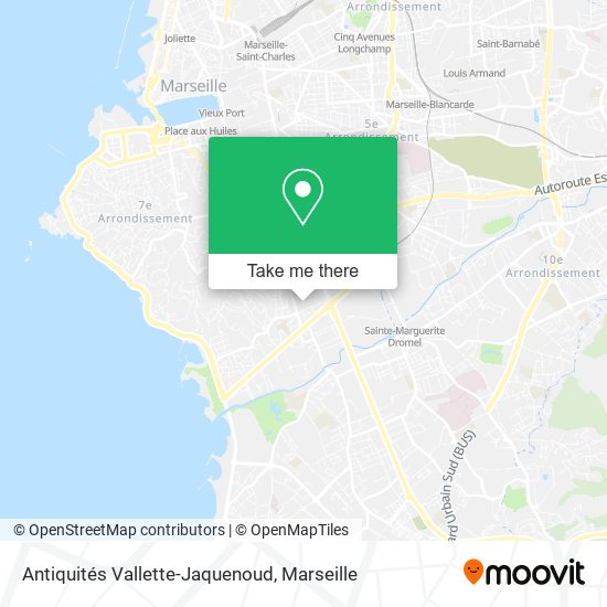 Mapa Antiquités Vallette-Jaquenoud
