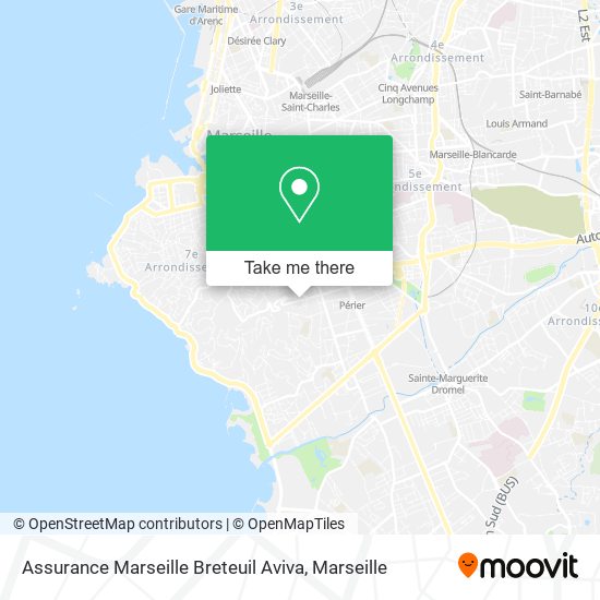 Mapa Assurance Marseille Breteuil Aviva