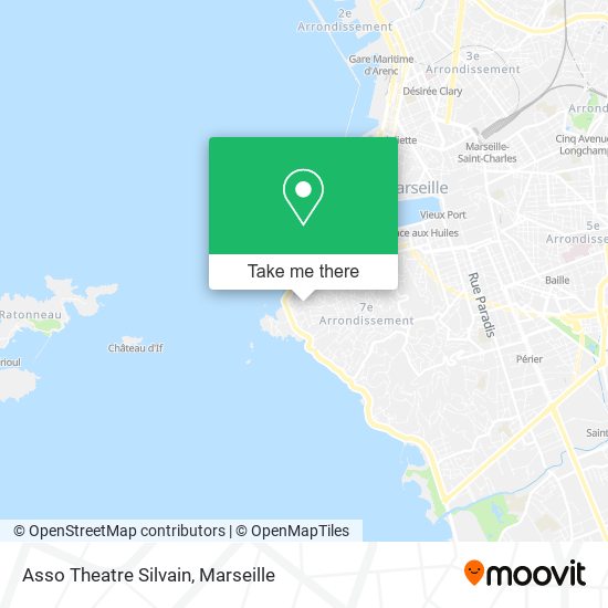 Mapa Asso Theatre Silvain