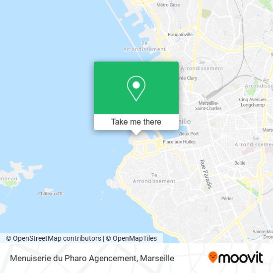 Menuiserie du Pharo Agencement map