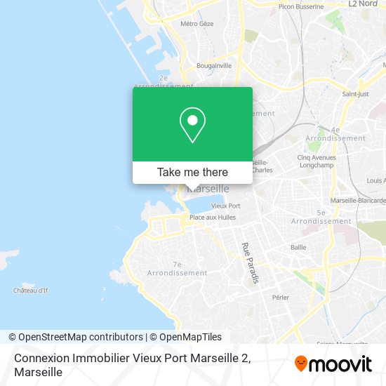 Connexion Immobilier Vieux Port Marseille 2 map