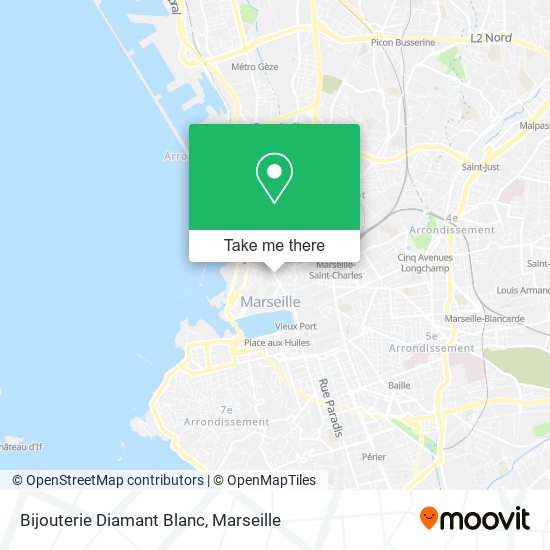 Mapa Bijouterie Diamant Blanc